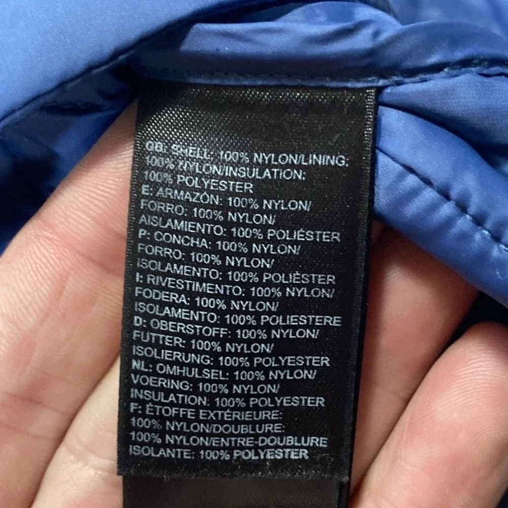 The North Face ThermoBall Eco Mens Sz S Insulated Quilted Jacket Blue